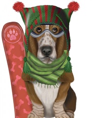 Ski Dogs Basset Hound