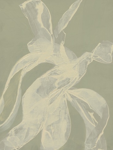 White Ribbon on Celadon I