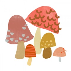 Cupcake Mushrooms I
