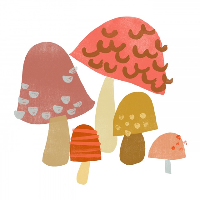 Cupcake Mushrooms I