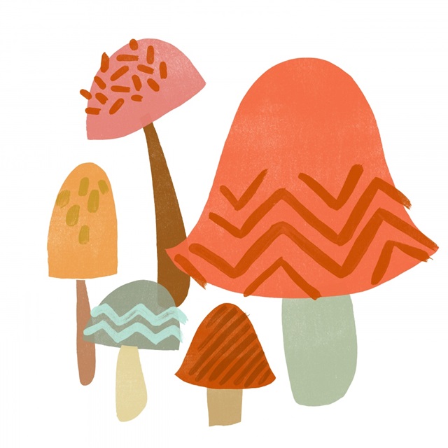 Cupcake Mushrooms II