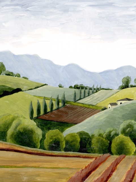 Tuscan Valley Sketch II