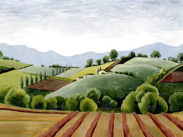 Tuscan Valley Sketch III