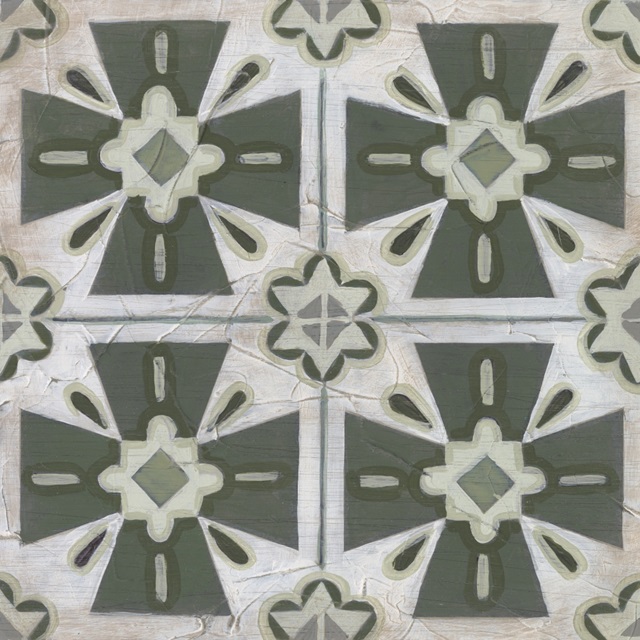 Vintage Verdigris Tile II