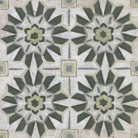 Vintage Verdigris Tile III