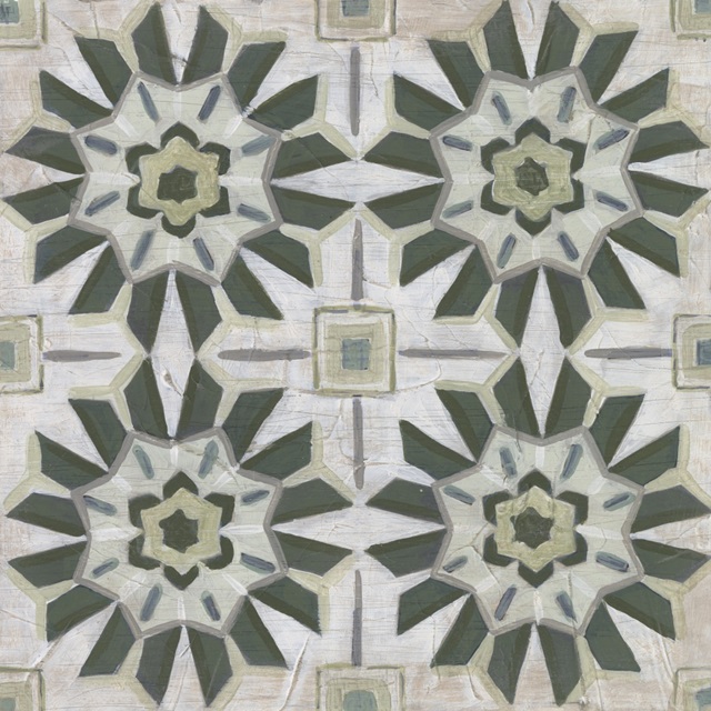 Vintage Verdigris Tile III