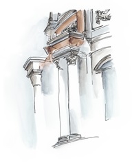 European Watercolor Sketches IV