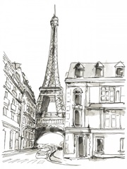 Pen & Ink Travel Studies I