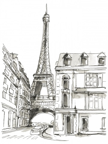 Pen & Ink Travel Studies I