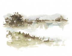 Turquoise Reflection I