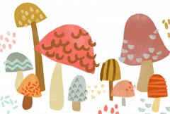 Cupcake Mushrooms Collection A