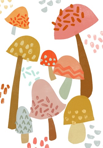 Cupcake Mushrooms Collection B