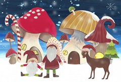 Christmas Gnomes Collection A