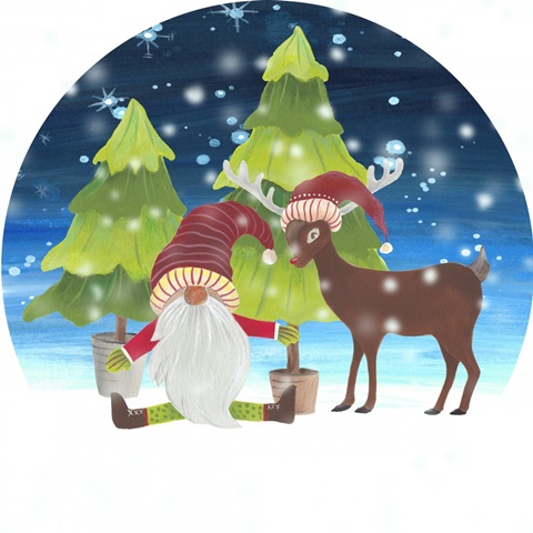 Christmas Gnomes Collection C