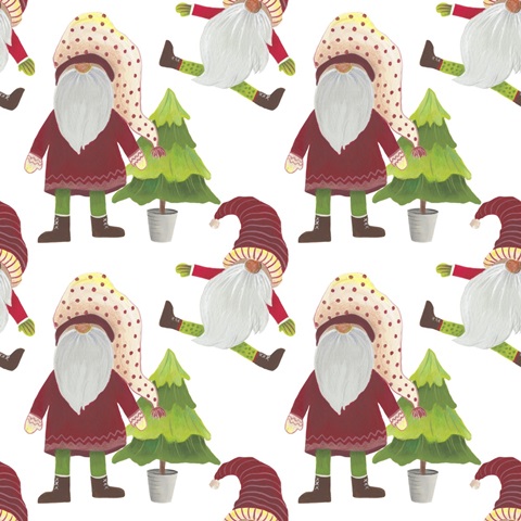 Christmas Gnomes Collection F