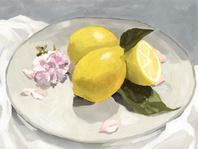 Lemons on a Plate II