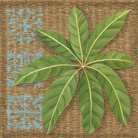 Block Print Palm VI