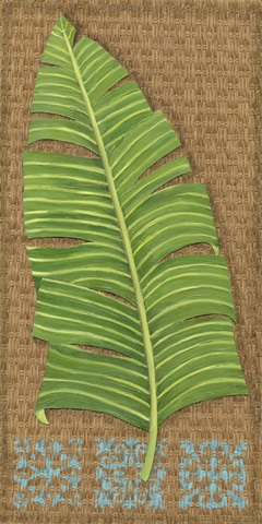Block Print Palm VIII