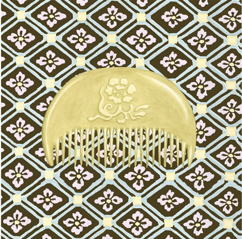 Japanese Comb on Chocolate IV