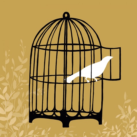 Small Birdcage Silhouette II