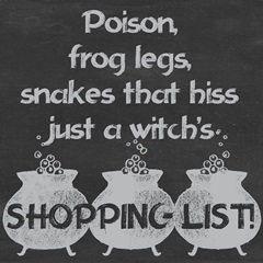 Spooky Chalkboard III