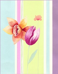 Flowers & Stripes II