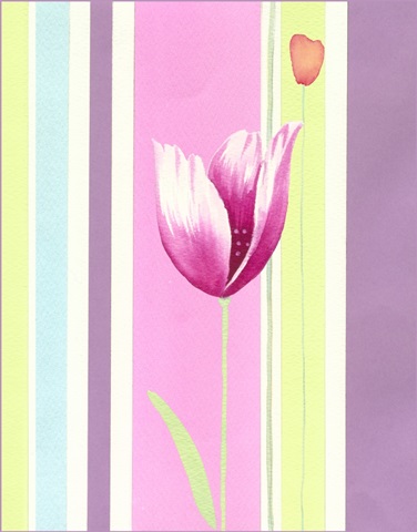 Flowers & Stripes III