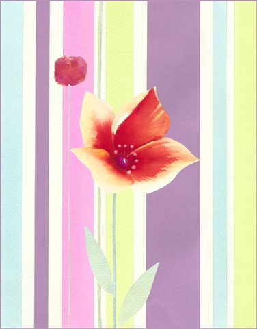 Flowers & Stripes IV