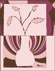 Minimalist Flowers in Pink I