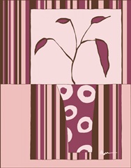 Minimalist Flowers in Pink II