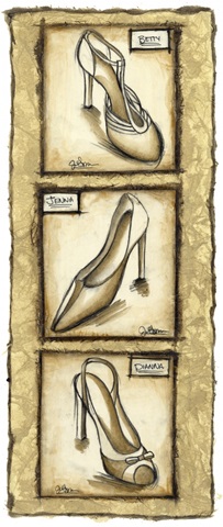 Printed Sepia Shoes II