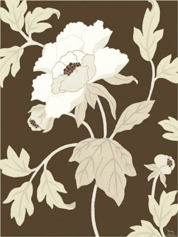 Small Neutral Peony Elegance I