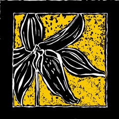 Tropical Woodblock II