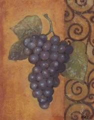 Scrolled Grapes II