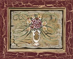 Antique White Vase I