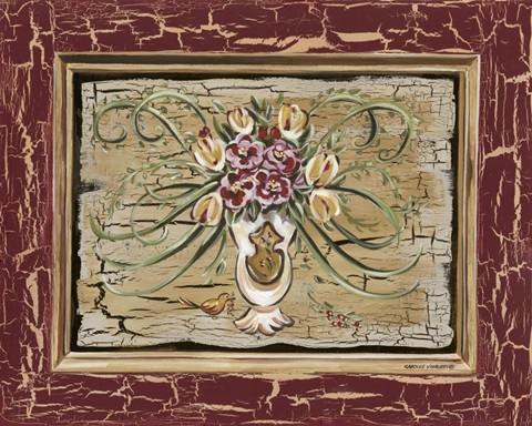 Antique White Vase I