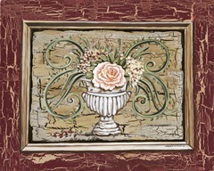 Antique White Vase III