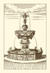 Courtyard Fountain IV