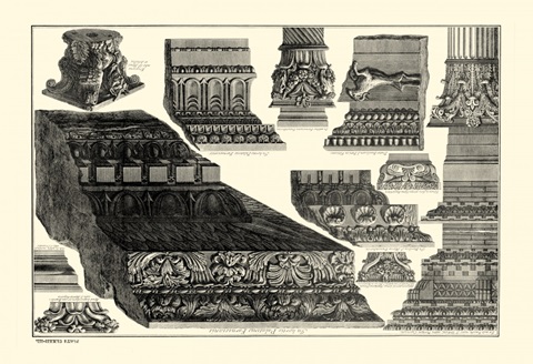 Small Cornice Palatinis Farnesiani