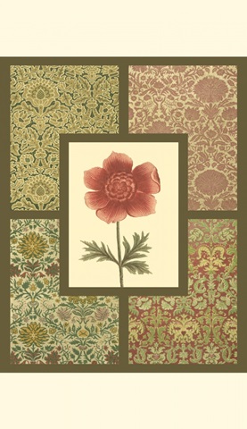 Textile with Floral II