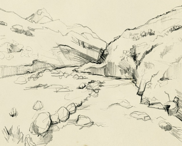 Winding Brook Sketch II