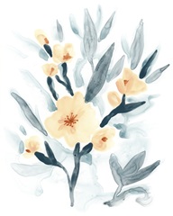 Indigo & Blush Bouquet I