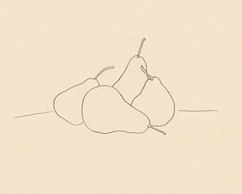Fruit Line Drawing III