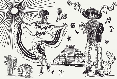 Day of the Dead Parade Collection A