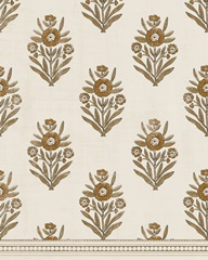 Block Print Blooms II