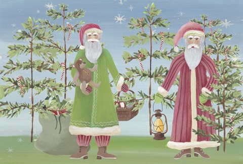 Folksy Father Christmas Collection A