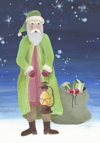 Folksy Father Christmas Collection B