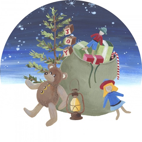 Folksy Father Christmas Collection C