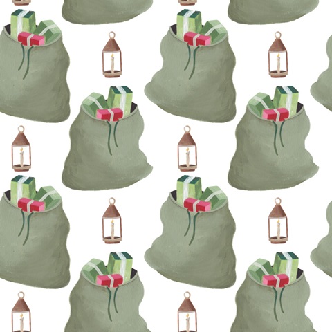 Folksy Father Christmas Collection F