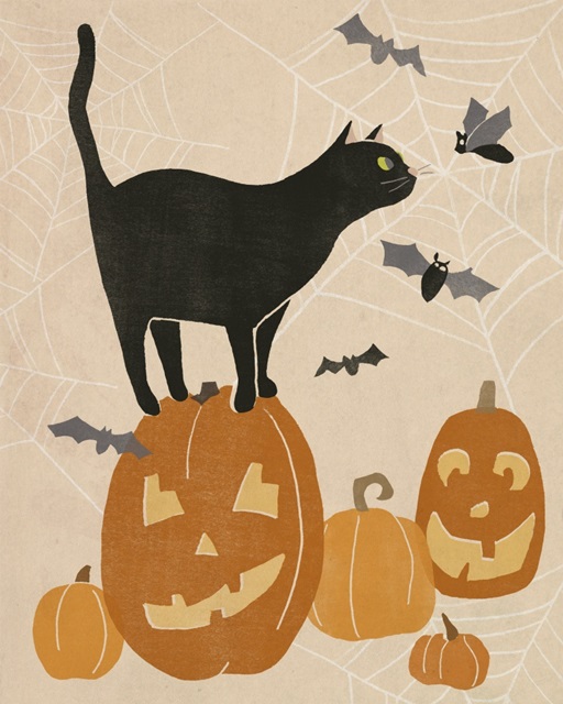 Pumpkin Patch Cats I